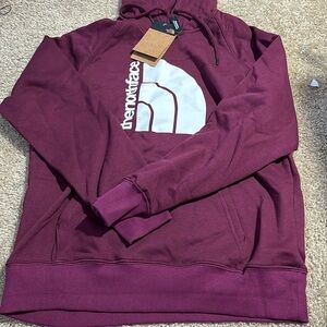 Purple Jumbo Half Dome North Face Hoodie